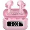TOZO NC3 Cuffie Bluetooth 5.3 con Ibrido ANC Chiamata IA ENC | ORIGX 2.0 Acustica EQs Regolazione 68 Ore Riproduzione LED Schermo Gioco Modalità USB Tipo C IPX8