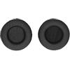 Generic Cuscinetti auricolari universali per cuffie, 85 mm, in poliuretano + spugna, neri, per la maggior parte degli auricolari