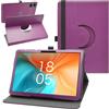 MAMA MOUTH compatibile con HONOR Pad 10 Custodia,Cover in pelle PU a rotazione a 360°per Blackview Mega3 da 12,1 pollici Tablet,colore viola