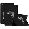 Generico DayQiQiPu Custodia per Huawei MediaPad M3 Lite (CPN-W09/L09/AL00L) 8,0 Pollici in Pelle PU Serie Motivo Astronauta Custodie Protettiva, Cover Ultra-Sottile con Supporto a Flip e Auto Wake/Sleep,03