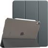 TiMOVO Cover per iPad Air 13 Pollici (M4/M3/M2), Grigio Metalizzato | Custodia Sottile Con Supporto, Supporta Touch ID, Auto Sveglia/Sonno, Retro Traslucido
