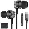 Yatloml Auricolari Cablati USB‑C,Cuffie In‑Ear con Driver Dinamico da 10mm e Chip DAC Integrato,Cavo TPE Antigroviglio e Flessibile, Isolamento Acustico Passivo,Compatibili con Samsung iPhone 17/16 iPad