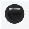 Generic Custodia protettiva in silicone per Airtag, custodia protettiva per Airtag, custodia invisibile colorata anti-smarrimento con spilla, nera