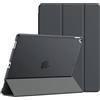 JETech Custodia per iPad Pro 12,9 2ª/1ª Gen (2017/2015), Grigio Scuro | Cover Retro Traslucido Sottile, Supporto Tri-Pieghevole, Auto Svegliati/Sonno, Protezione Antiurto Leggera