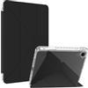 Fitudoos Cover per Xiaomi Pad Mini - con Portastilo, custodia protettiva sottile origami magnetico, Anti-piegatura & Anti-ingiallimento Acrilico Trasparente Cover- Nero