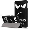 Skytar Custodia per Samsung Tab A 10.1 2016 - Custodia in pelle PU per Samsung Galaxy Tab A 10.1 pollici T580N / T585N (2016 versione) Cover di protezione, di cui touch