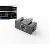 Lapiglo Presa AUX per auto con porta USB per BMW Serie 1 2 per 3 4 Serie X1 per Mini Cooper - Ricambio diretto 84109229293 - Pannello di controllo centrale interfaccia audio nero