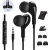 AILZPXX Auricolari con Filo per Samsung, 3.5mm In-Ear Cuffie Magnetici Sport, Hi-Fi Stereo con Cancellazione del Rumore Auricolari, per Samsung/iPhone/Google/Huawei/Xiaomi etc Jack da 3,5 mm
