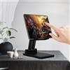 Generic Supporto universale per smartphone e tablet, con angolo e altezza regolabili, pieghevole, per uso da scrivania, colore: bianco