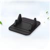 Generic Supporto antiscivolo in silicone per cruscotto auto, supporto stabile per navigatore GPS, supporto per iPhone, Samsung, Android (nero)