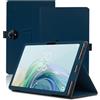 Envibe Custodia per TCL Tab 11 Gen 2 11 Pollici, Cover Tablet TCL Tab 11 Gen 2, Copertura Protettiva Pieghevole con Supporto per Matita e Cinturino da Polso, Protezione Completa. (Blu)