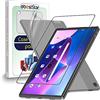 ebestStar - Cover per Lenovo Tab M10 Plus 10.6 (Gen 3), Custodia Silicone Trasparente, Protezione TPU Antiurto, Morbida Sottile Slim, Trasparente + Vetro Temperato