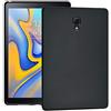 Verco Cover compatibile con Samsung Galaxy Tab A 10.1 2019 Case di Silicone Tablet Custodia per il Modello T590 / T595 Astuccio - Nero
