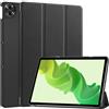 Kepuch Custer Cover per Realme Pad 2 11.5,PU-Pelle Case Custodia - Nero