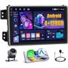 Fuluku 4+128GB 9'' Incell Autoradio per Suzuki Splash Ritz/Opel Agila 2004-2014 | Stereo per CarPlay/Android Auto Wireless Schermo Touch HD 9, Radio Auto Bluetooth/GPS Navi, WiFi, RDS, FM,SWC, Retrocamera