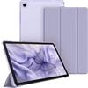 FINTIE Cover per Samsung Galaxy Tab A11+ Plus/Tab A9+ Plus 11 (2025/2023) | Sottile Leggero Custodia Posteriore Opaca Traslucida Case, Lilla Viola