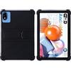 FKQLH Custodia per DOOGEE U9 Tablet, Silicone Morbido Skin Leggero Custodia Protettiva per Bambini Supporto Cover per DOOGEE U9 Tablet 10 Pollici, Nero