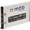 mtb more energy Batteria NP-20 per Casio Exilim EX-Z18, EX-Z60, EX-Z65, EX-Z70, EX-Z75