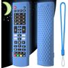 Hi Color Custodia in silicone per telecomando LG AKB serie AKB75095307 AKB75375604, custodia protettiva antiurto (blu fosforescente)