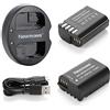 Newmowa DMW-BLK22 Batteria (2pcs) e Caricatore Doppio USB per Panasonic | Compatibile con Panasonic DMW-BLK22 e Panasonic Lumix DC-S5, S5 II, S5 IIX, S1 II, S1R II, GH5 II, GH6, GH7, G9 II