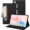 Auslbin Custodia compatibile con Honor Pad 10 12.1 2023 Cover, Tablet in Pelle PU Adatto per Honor Pad 10 /HEY3-W00 W10, Stile Classico in Pelle, Nero