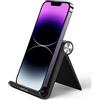 Ugreen - Supporto per telefono cellulare, con design ad angolo regolabile, compatibile con iPhone 11 Pro, X, 8, 7, 6, Galaxy S9 S8 Note 8, S7, LG G6, Nexus 6P, Google Pixel, Sony, HTC, One Plus (nero)