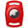 Sichy Porta Airtag Impermeabile, Airtags Portachiavi Custodia Airtag con Portachiavi Anti-perso Hard TPU Protezione Completa porta airtag per Chiave, Zaino, Bagagli, Gatto, Cane Gps Tracker