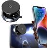 Generic Supporto elettrico a ventosa per telefono, con ventosa regolabile a 360°, supporto magnetico per auto, palestra, specchio, superficie liscia, compatibile con iPhone Magsafe (nero)