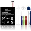 SwarKing Batteria di ricambio SwarKing S2 (6 cavi), compatibile con anello Video Doorbell 2nd 5UM5E5 con kit di strumenti