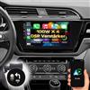 DYNAVIN Android Autoradio Navigatore per VW Touran da 2015, 10,1 pollici OEM Radio con Wireless CarPlay e Android Auto | Head-up Display | Dab+ Radio: D9-40 Premium Flex