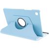 REY Custodia in Similpelle Girevole a 360° per SAMSUNG GALAXY TAB A7 10.4 (SM-T500 - T507 - T505), Custodia Protettiva, Azzurro