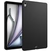 GIOPUEY Cover per iPad Air 13 M4 2026, Guscio posteriore in TPU morbido, Ultra-sottile, Anti-vibrazione e anti-scivolo - Nero