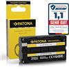 PATONA Batteria per Sony NP-F550 F530 F730 F750 F930 F950, 2200mAh 7.2V | Batteria di ricambio per videocamere, indicatori LED, lampade, luci video, monitor fotocamera e field recorder