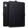 Generico DayQiQiPu Custodia per Apple iPad Air 5/4 (10,9 Pollici, 5a/4a Gen, 2022/2020) PU Pelle Motivo 3D a Forma di Gatto Cover Flip con Supporto Custodie Portafoglio Caso con Auto Wake/Sleep Nero