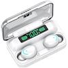 Generico Cuffie Bluetooth,Auricolari Bluetooth 5.0,in Ear Cuffiette Bluetooth Cancellazione Rumore,IPX7 Impermeabili,Audio Binaurale,Comandi Touch,Suono Nitido,Cuffie Senza Fil per Android/iOS (BIANCO)