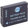 DSTE DE DSTE DMW-BCG10 Batteria di ricambio compatibile con Panasonic DMW-BCG10E DMW-BCG10PP Lumix DMC-ZS1 DMC-ZS3 DMC-ZS5 DMC-ZS6 DMC-ZS7 DMC-ZS8 DMC-ZS9 DMC-ZS10