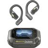 ERAZER XP6 Cuffie Traduttore Bluetooth, Traduzione in Tempo Reale per 135 Lingue, Dispositivo di Traduzione Bidirezionale con App (nero)