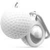 elago Ball Series Cover per Apple AirTag 2ª Gen (2026)/1ª Gen | Protezione Antiurto con Portachiavi, Dispositivo di Tracciamento Non Incluso [Golf]