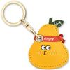 AXFEE Airtags Portachiavi in PU Pelle, Porta Air Tag per GSP Apple- Pera | Airtag Cover per Chiavi Zaini e Animale, Portatile, Anti-graffio, Mantiene un Segnale Forte