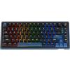 Ducky OK-M - Tastiera da gioco meccanica wireless 75%: design con montaggio a guarnizione, interruttori sostituibili a caldo, smorzamento acustico a cinque strati, RGB, USB-C, 2,4 GHz, Bluetooth