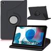 Dlahaby Custodia per Realme Pad 10,4 pollici, rotazione a 360 gradi, in pelle PU, con funzione leggio, per tablet Realme Pad da 10,4 pollici, colore: Nero