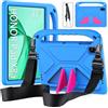 RollinCase Custodia per HONOR Pad X8a / X8b 11 Pollici, Blu | Leggera Antiurto Cover per Bambini, con Cavalletto e Spallacci