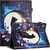 LSPCASA Protettiva Case Per iPad (2022) / iPad 10th Gen PU+TPU Materiale Cover iPad 10 Generazione Con Slot Per Carte Custodia iPad 10 Generazione Gatto
