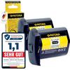 PATONA 2X Batteria per Canon LP-E4 LP-E4N 2600mAh 10.8V | Batteria per EOS 1D C, 1D Mark III/ IV, 1D X, 1Ds Mark III - confezione doppia per lunghi shooting, con anticortocircuito