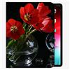 YENDOSTEEN Per iPad Pro 12.9 pollici Caso 2021 2020 2018, tulips allentati fiori vaso vaso candela custodia sottile per iPad Pro 12.9 pollici