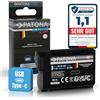 PATONA Platinum EN-EL15C Batteria 2600mAh USB-C per Nikon Z8 Zf | Ricarica diretta nella batteria - anche per Z5, Z6 II/III, Z7 II, D7500, D850 e D780 - ricambio per EN-EL15 e EL15b