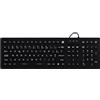 T'nB Medic - Tastiera cablata medica, impermeabile IP68 | Rivestimento Silicone, Antibatterico, Retroilluminato, AZERTY Francese, Nero