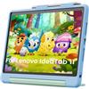 INFILAND Custodia per Lenovo Idea Tab 11 2025 (TB-336ZU/FU) / Moto Pad 2026, Cover Bambini Antiurto con Maniglia e Supporto, Leggera e Morbida(Azzurro-Menta)