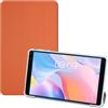 AKNICI Custodia Cover per ALLDOCUBE iPlay 50 Mini Lite/TECLAST P80T Tablet 8 Pollici, Custodia PU Pelle Ultra Sottile Leggero in Tri-Fold con Funzione di Supporto in Morbido TPU, Arancia