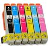 Generico Cartucce T24XL - COMPATIBILE MULTIPACK (6 PCS) 1 x BK/C/M/Y/LM/LC Cartucce d'inchiostro per Epson 1X T2431 T2432 T2433 T2434 T2435 T2436 con Epson XP750 XP850 XP950 XP760 XP860 XP55 XP760 XP960